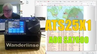 Umzugspause mit dem ATS25X1 und AOR SA7000 auf Kurzwelle