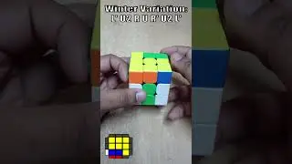 Rubik's Cube: WINTER VARIATION | OLL/F2L PAIR  , 3 corners oriented      (CFOP )