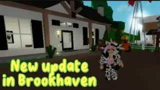 New update in Roblox Brookhaven (Farm)