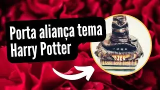 FAÇA VOCE MESMO (PORTA ALIANÇA HARRY POTTER EM BISCUIT) #biscuit #art #harrypotter