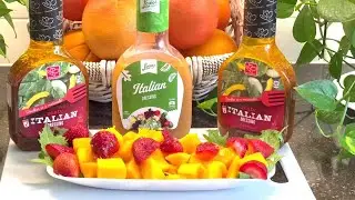 HOW TO DICE A MANGO / MANGO FRUIT FUSION / FRUIT SALAD COMBINATION