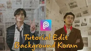 Tutorial Edit Mengubah Background Foto Menjadi Koran