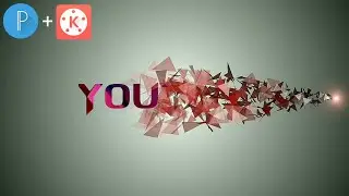 Particle intro + text animation - Kinemaster tutorial | how to make particle intro in kinemaster