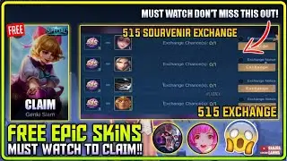 FREE EPIC SKIN (NEW FREE SKIN EVENT!) | Mobile Legends 2021