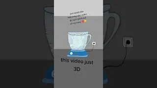 CAT IN BLINDER 3D VIDEO  just watch the cat in blender video &i can't get it out of my mind😔#shorts