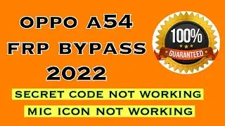 Oppo A54 Frp Bypass android 11 2022  || CPH2239 Google Account Bypass without pc