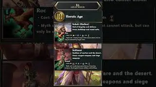 Ra and his Minor Gods in Age of Mythology