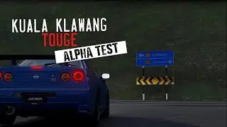 Assetto Corsa | Kuala Klawang Touge ( Alpha Test) ROAD LAYOUT & ELEVATION CHANGE COMPARISON