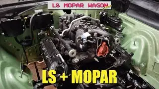 Dropping the LS back into my B-Body Mopar!