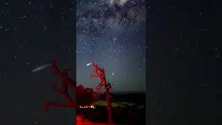 Timelapse of the Milky Way setting in Canberra Australia. Astrophotography.