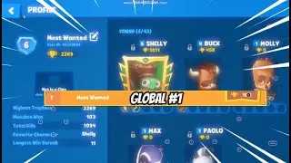 I got Global #1 Rank on Shelly | Zooba Fun Battle Royal