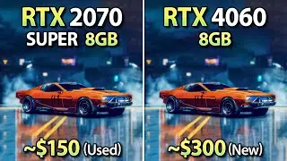 RTX 2070 Super vs RTX 4060 - Test in 12 Games (1080p)