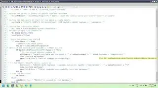 Siemens Wincc HMI VBscript to read, write and update tag value from MSSQL Database using tia portal