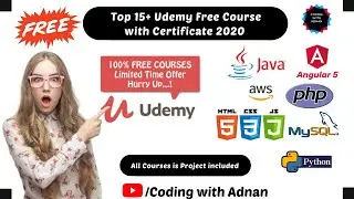 Top 15+ Udemy Free Courses with Certificate 2020| 100% Free 🔥| Best Udemy Courses with Certificate|