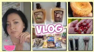 vlog:🌲Лес, румяна, новые кофейные☕️ ароматы, закупка продуктов🥦,школа...лето,постой..