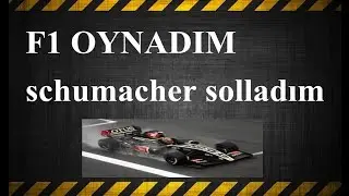 F1 (FORMULA 1) oynadım : 1. oldum...