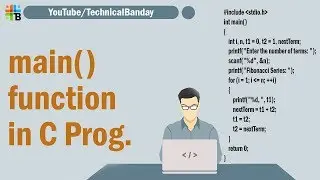 main() function in C Program |C Language|C Programming Lectures [Hindi/Urdu]