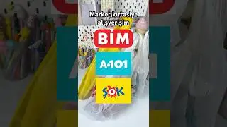 Market Kırtasiye Alışverişim🛍️ #bimaktüel #kırtasiye #youtubechamps #shortvideo