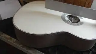 Fitting and connecting the neck to the guitar body (video 