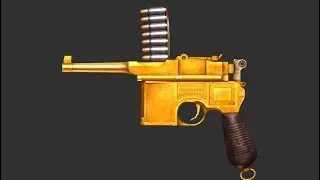 Clip quay Mauser M1896 Gold . ( CrossFire Private )