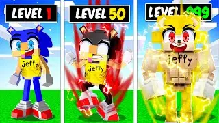 Jeffy Becomes EVERY SONIC in Minecraft!