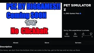 NEW PET SIMULATOR Z BY BIGGAMES!!