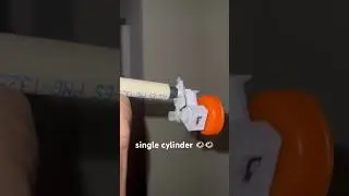 How Fast Was This? 👀 #singlecylinder #paperengine