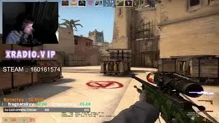 Holding site A alone. 3k with #awp #viksedofficial #v1ksed #cs #csgo