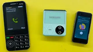 Incoming Call on Phone from China IPhone 15 Pro vs Samsung Z Flip3 vs Samsung S24 Ultra mini