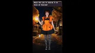 Would you like to go trick or treating? 🍬🎃😈