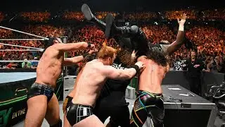 7 Superstars Powerbombs Omos Through The announce Table|money in the bank 2022||