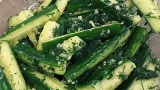 Вкусные малосольные огурцы молниеносного приготовления