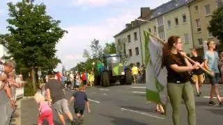 Volksfestumzug Hof 2015 und Anstich