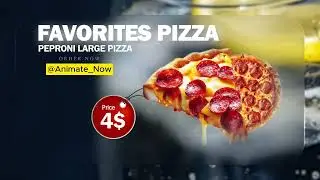 Favorites Pizza Ad Designing Motion Graphics / In aftereffects #aftereffects