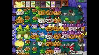Plants vs. Zombies [PC] - Playthrough: Survival Fog (Hard)