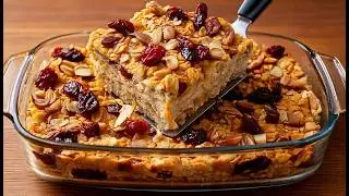 Healthy & delicious oatmeal cake – no sugar, no flour! Quick and easy!