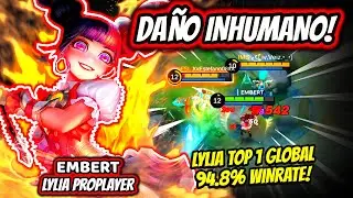 NOT EVEN ALPHA AND ZILONG CAN STOP HER! LYLIA TOP 1 GLOBAL 94.8% WINRATE! | MOBILE LEGENDS