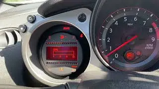 How to Reset Oil Maintenance Indicator on Tachometer | Nissan 370Z