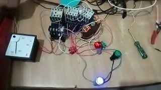 Star-Delta Starter practical || Contactors|| T-ON timer|| pilot lights