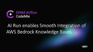 AI/Run CodeMie: How to Integrate AWS Bedrock Knowledge Base?