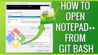 How to open notepad++ from Git Bash | Environment Variables setup for notepad++