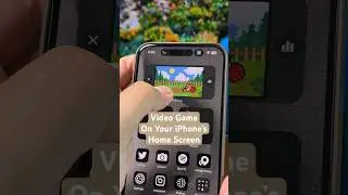 You probably didn’t know you can play a game on your iPhone’s Home Screen? #iphone15promax #ios17