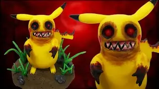 Creepypasta ✰ PIKACHU.EXE Tutorial ✔ Polymer Clay ✔ Porcelana Fría ✔ Plastilina