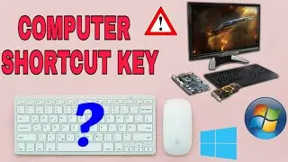 Computer shortcut key._ Time Saving Most Important Computer Keyboard Shortcuts Key.