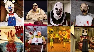 Game Overs | Ice Scream 6 - Angry King - Psychopath Hunt 2 - Mr Meat 2 - Granny - Evil Nun 2