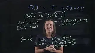 Determination of rate law and rate expression from experimental data