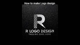 R logo design in pixellab | 