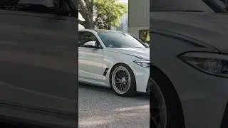 This F87 featured HRE wheels, future classic studs, Brembos brakes, fall line arms and more.