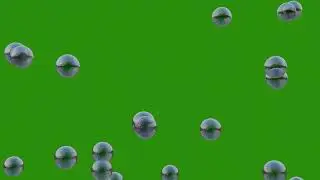 Bubbles with Green Background Animation | Creative Commons