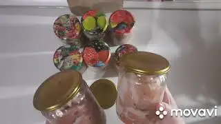 Stewed broiler meat in a Belarusian steam autoclave! Very tasty.